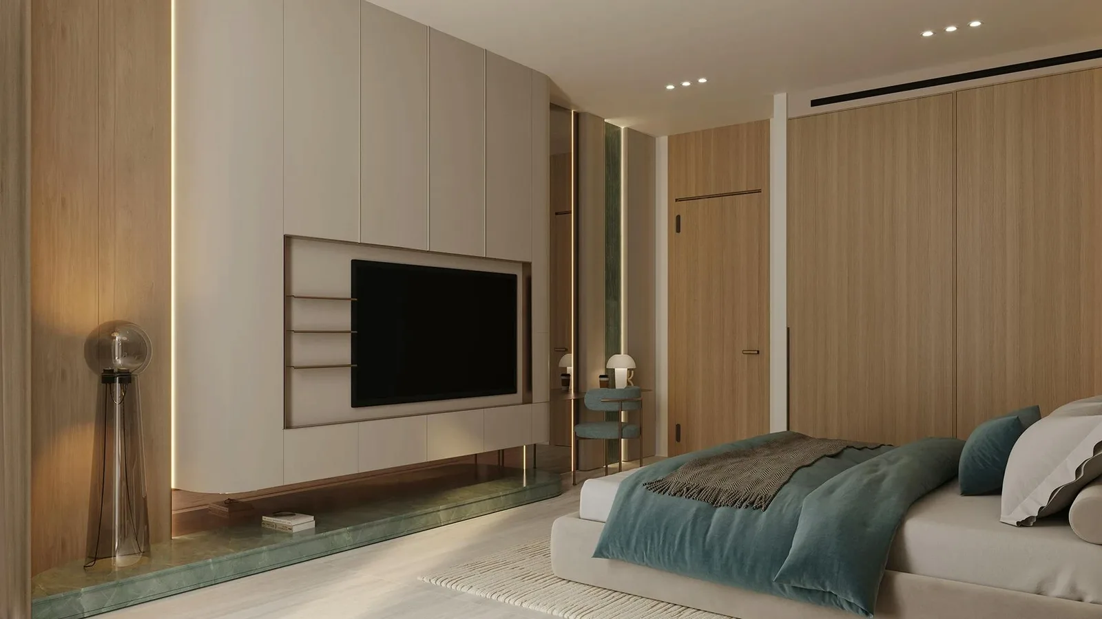 Developer illustration of Binghatti Aquarise.