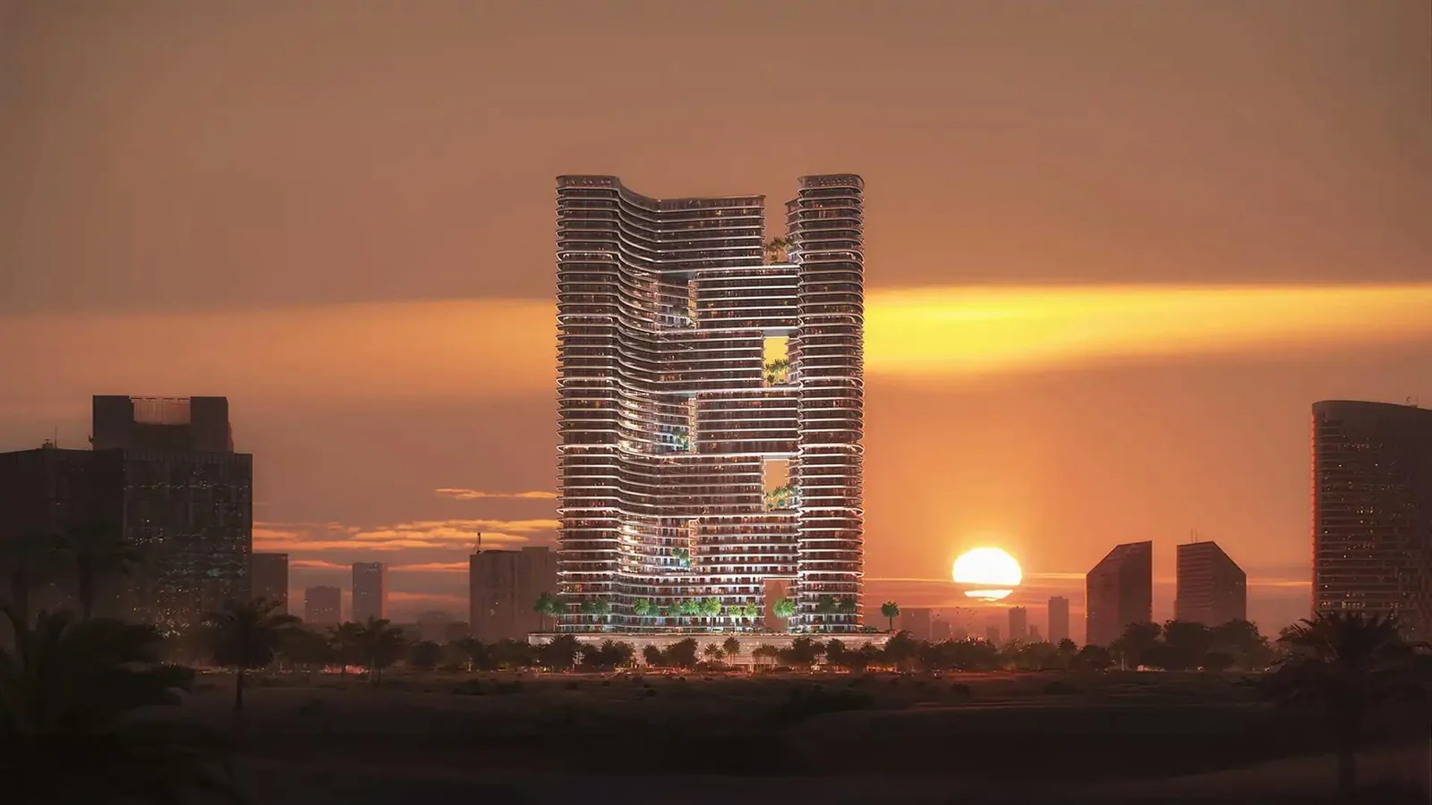 Developer illustration of Binghatti Hills.