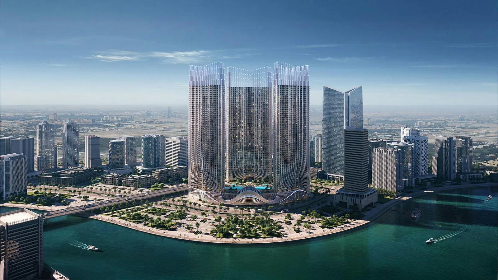 Developer illustration of Binghatti Skyrise.